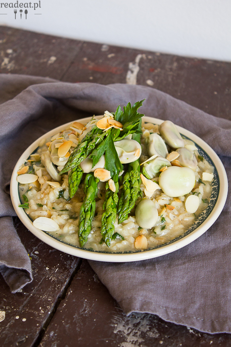 risotto ze szparagami